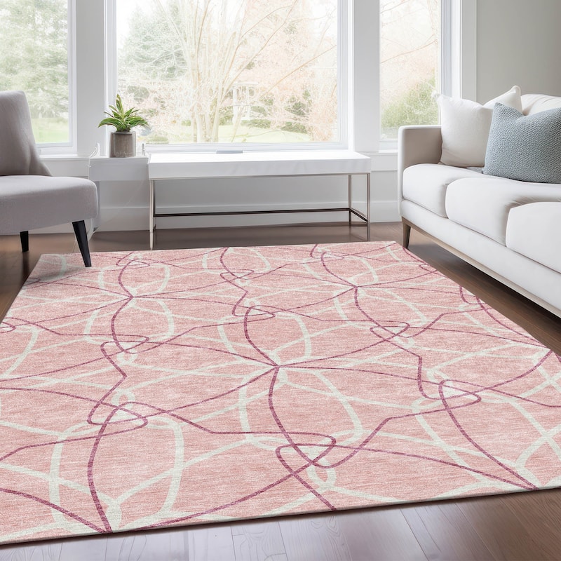 Premium Washable Super Soft Modern Floral Mayfield Rug