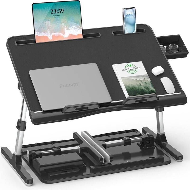 Laptop Bed Table - Black