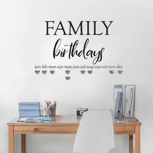 Shop Brewster Dwpq2842 41 Piece Family Birthdays Wall Decorating