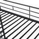preview thumbnail 4 of 12, Furniture of America Arlay Modern 2-Piece Twin over Twin Metal Bunk Bed with Trundle Set