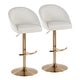 preview thumbnail 2 of 84, Porch & Den Livesey High Back Adjustable Bar Stool with Rounded T Footrest (Set of 2)