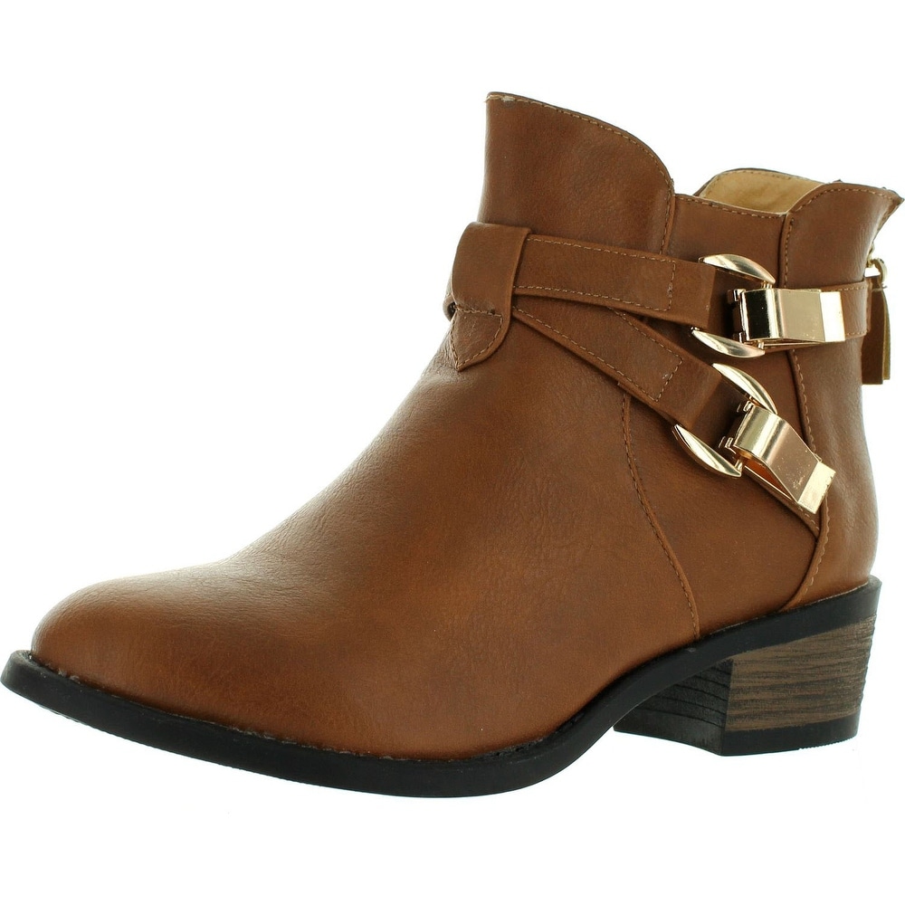 camel colored booties