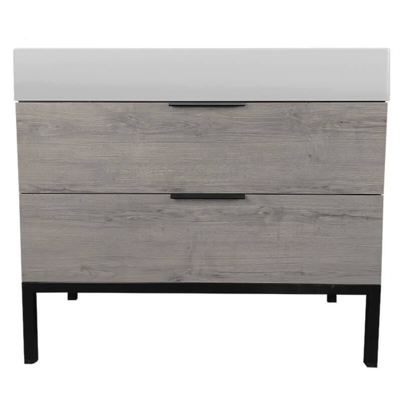 Nameeks Derin-4018 Derin 40" Free Standing Single Basin Vanity Set