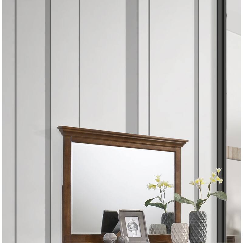 San Mateo Tuscan Brown Landscape Mirror