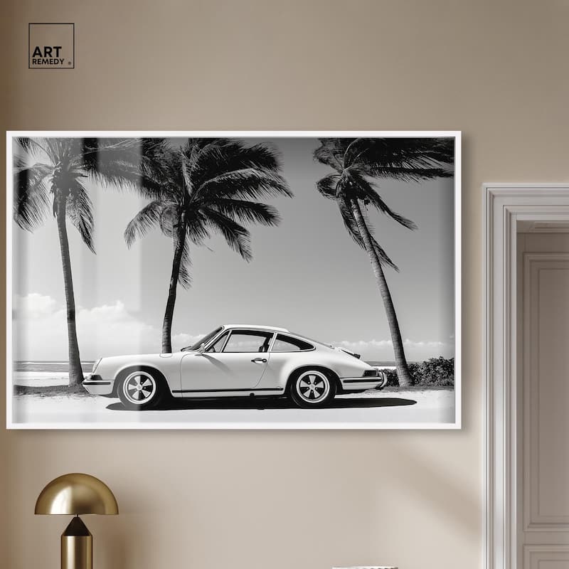 Analog Vintage Car Shadowbox by Art Remedy