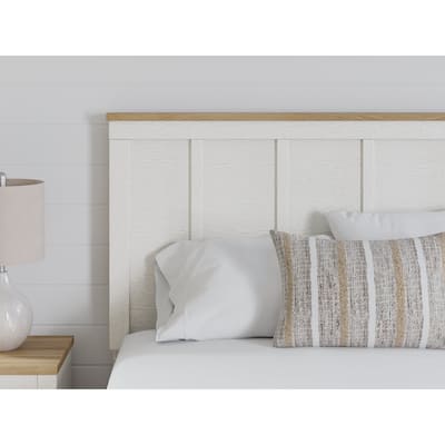 Signature Design by Ashley Linnocreek White/Brown Panel Headboard