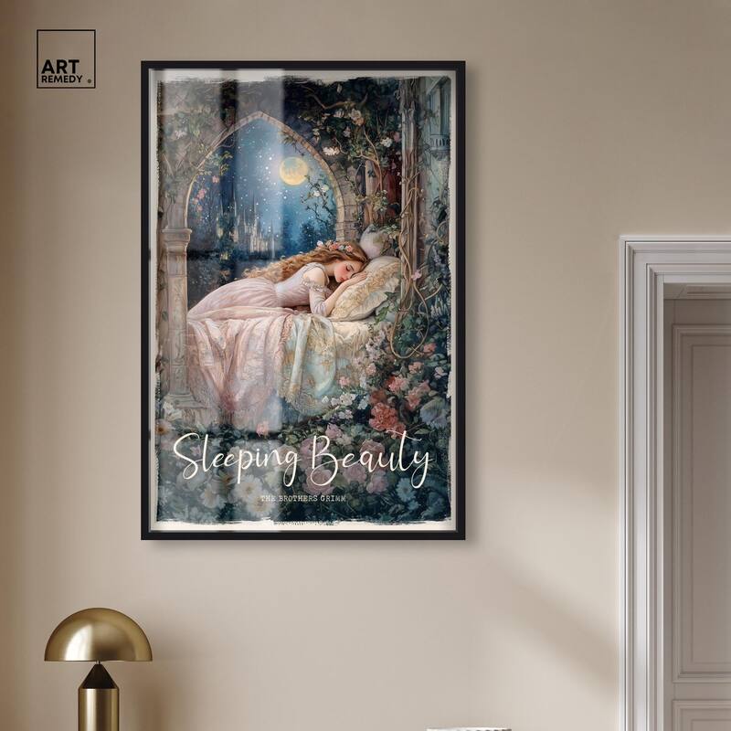 Classic Sleeping Beauty Shadowbox by Art Remedy