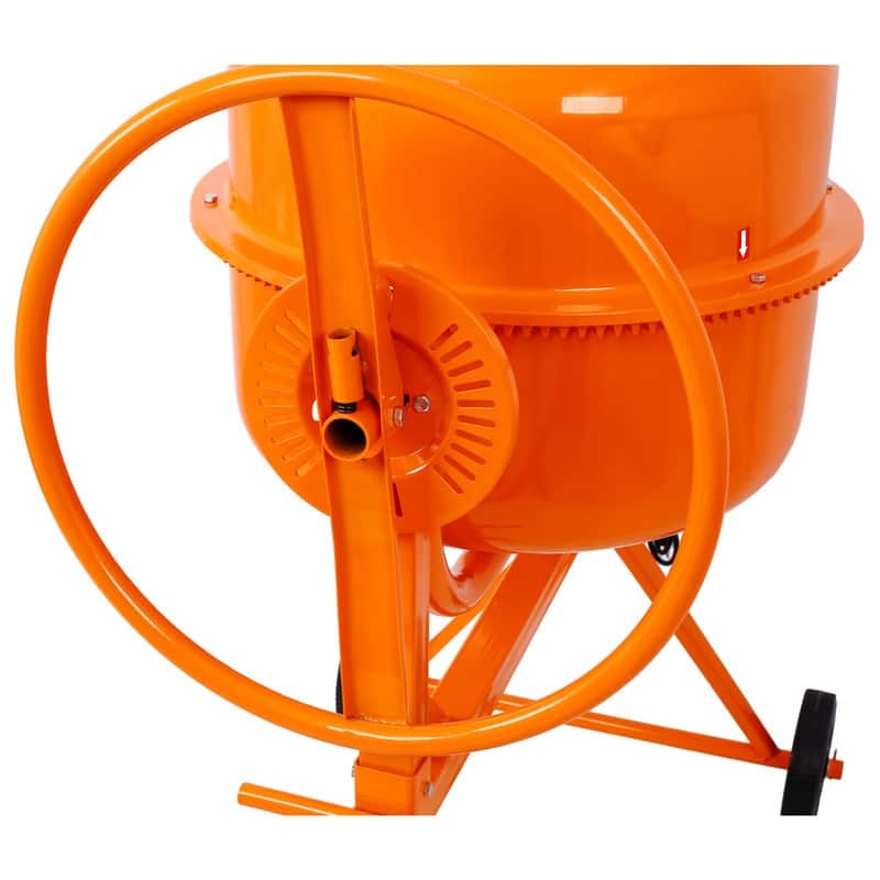 5 Cu.Ft. Electric Concrete Mixer Machine, Portable Power Cement Mixers for Mortar, Stucco and Fodder