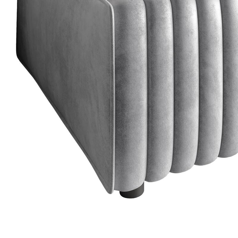 CraftPorch 9-Pieces Contemporary Clean-Line Linen Upholstered