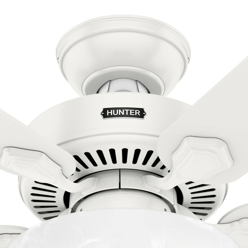 Hunter 44" Swanson Ceiling Fan with LED Light Kit & Pull Chain - Casual Traditional - 4 Speed DC Motor - ENERGY STAR!