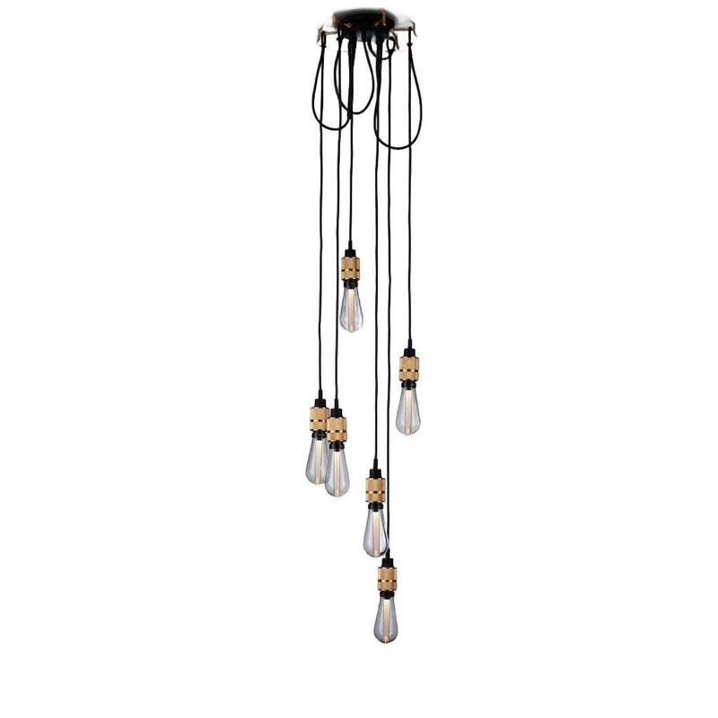 Buster + Punch NHK-05326 Hooked 6 Light 6" Wide Multi Light Pendant