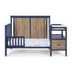 preview thumbnail 2 of 1, Connelly Combo Crib Toddler Guard Rail Midnight Blue