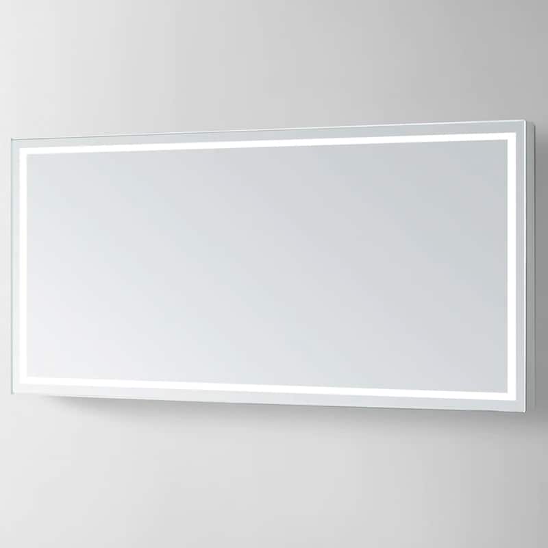 Modern Mirrors Aura Bathroom Mirror with LED Lights and Dimmer Switch