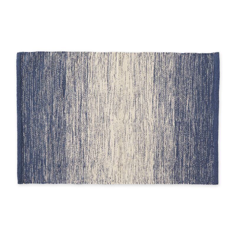 2x3-Ft Ombre Stripe Area - Accent Rug - Multiple Colors Available - 2' x 3' - Ombre French Blue