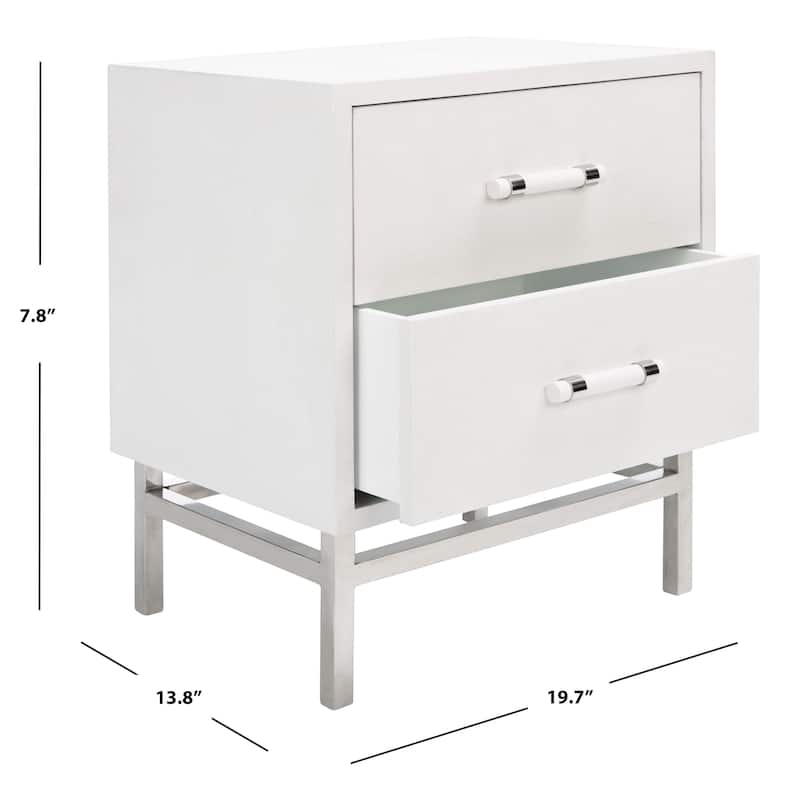 SAFAVIEH Couture Viviyana 2-Drawer Nightstand