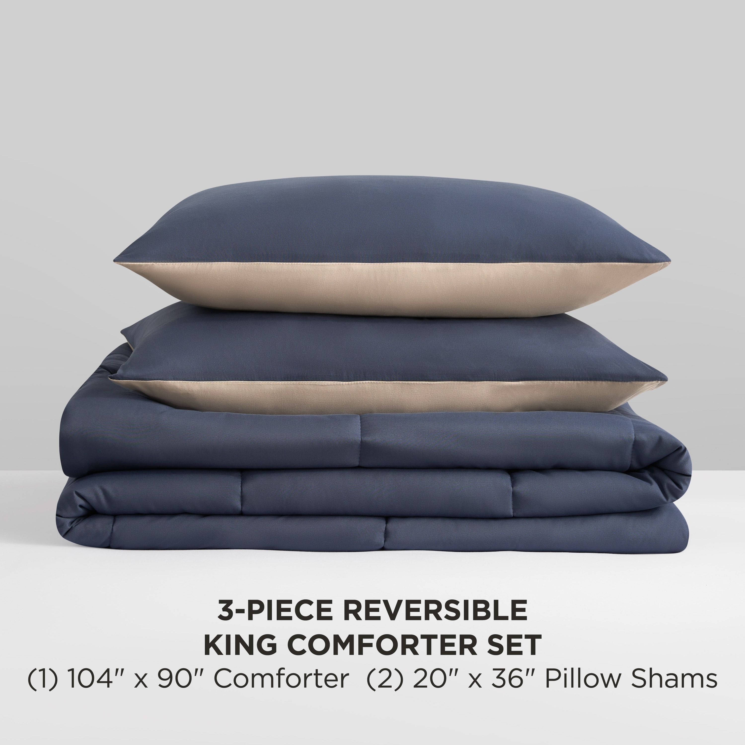 Comforter Case とSheet The Sheet Lab Box Stitch Reversible Comforter Sets - On Sale