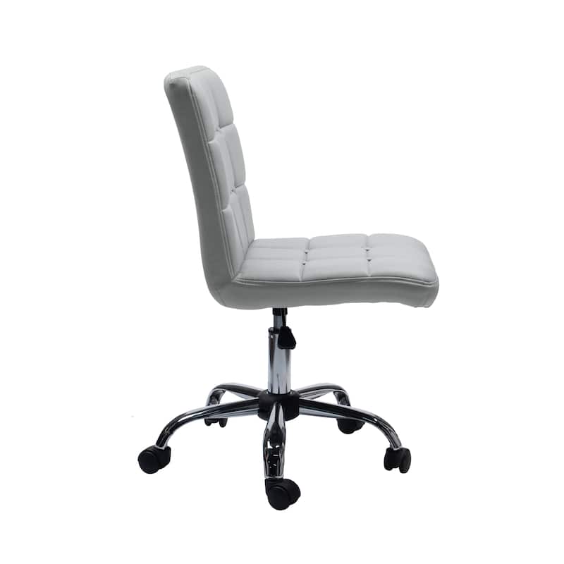 Porthos Home Parker Faux Leather Office Chair with Metal Base