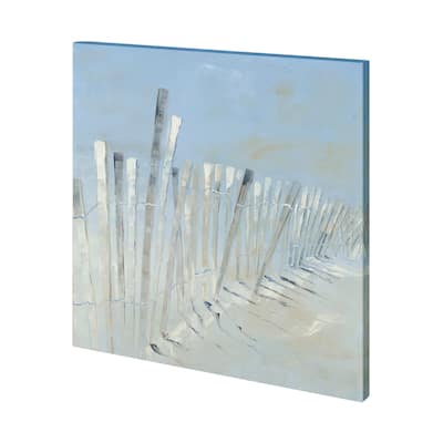 Ocean Fence (30 x 30) Canvas Art Print