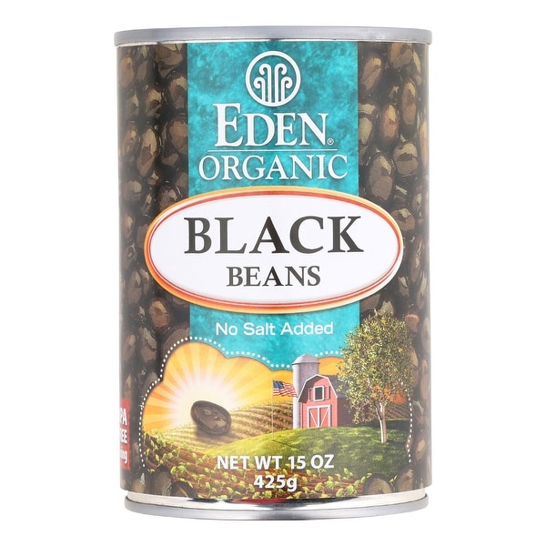 Eden Foods Organic Black Beans - Case of 12 - 15 oz.