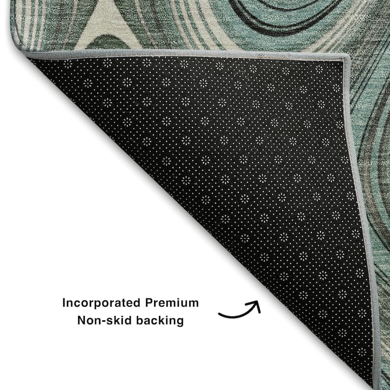 Premium Washable Super Soft Contemporary Alfa Mayfield Rug