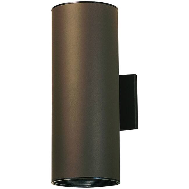 Kichler Cylinder 2 Light 15" Tall Outdoor Wall Sconce