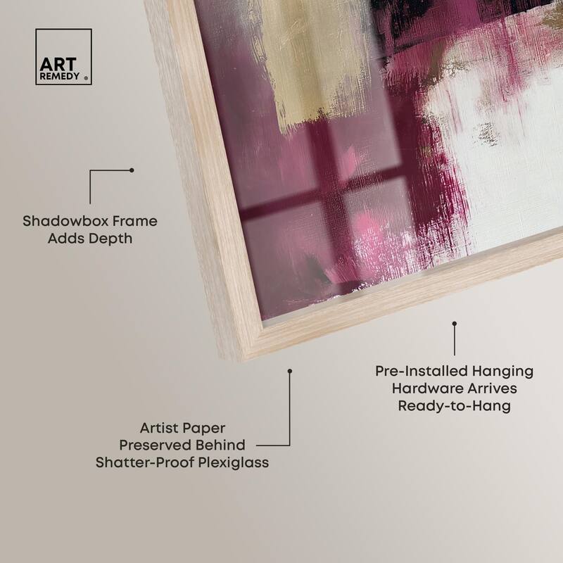 Golden Dusk I Shadowbox by Art Remedy