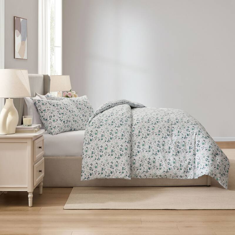 Empyrean Modern Comforter - 3 Piece Floral