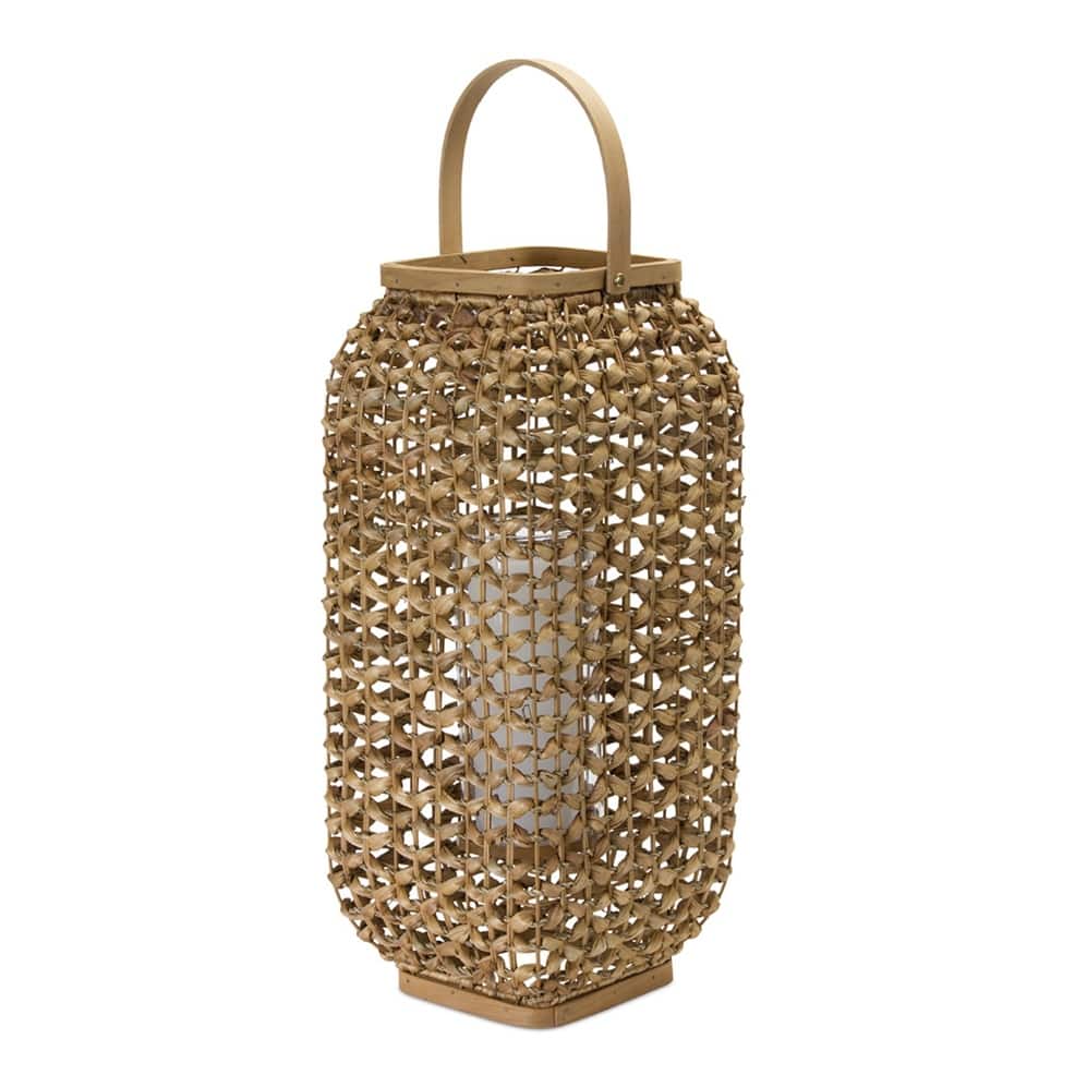 Wicker Lantern - 8 x 8 x 20