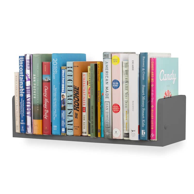 Rustic State Bookshelf Media Storage DVD Holder - Pack of 2