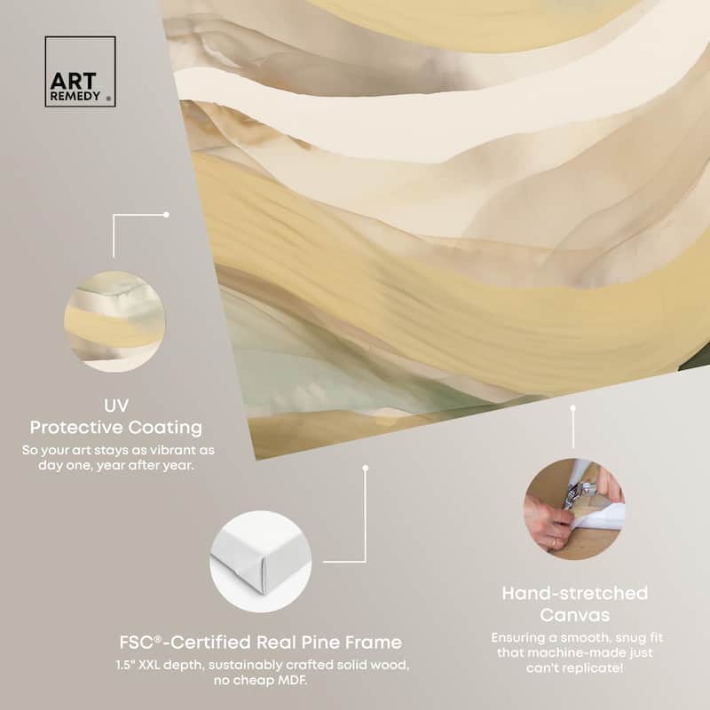 Dunes of Time I Canvas Set of 2 by Art Remedy, Gallery Wrapped