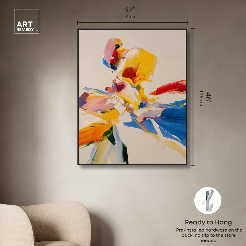 Flippant Bloom I Canvas by Art Remedy