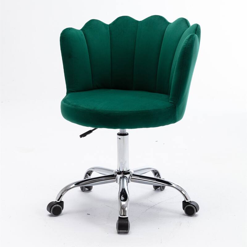 Merax Swivel Velvet Shell Chair for Living Room