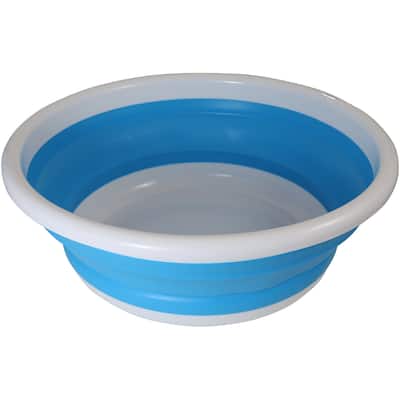 Coghlan's Camping Outdoor Collapsible Sink - White/Blue - One Size Fits Most