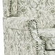 preview thumbnail 15 of 134, 2 Set Traditional Patterned Wingback Accent Chairs with NailHead
