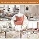 preview thumbnail 4 of 141, Eusebio Tufted Velvet Accent Chair with Wingback, Arms, and Metal Gold Legs for Living Room or Bedroom by HULALA HOME