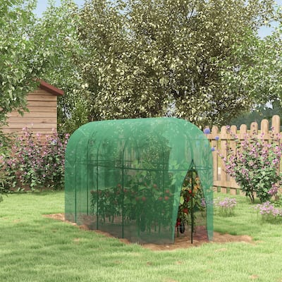 9.8' x 3.3' Plant Protector Crop Cage with Ground Stakes
