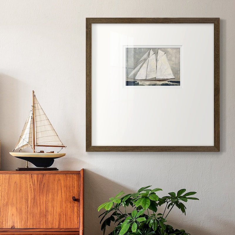 Setting SailPremium Framed Print