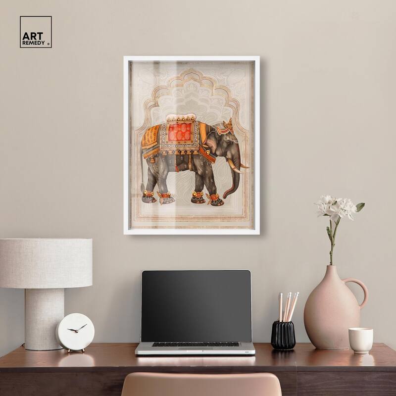 Elephant Queen Shadowbox by Art Remedy