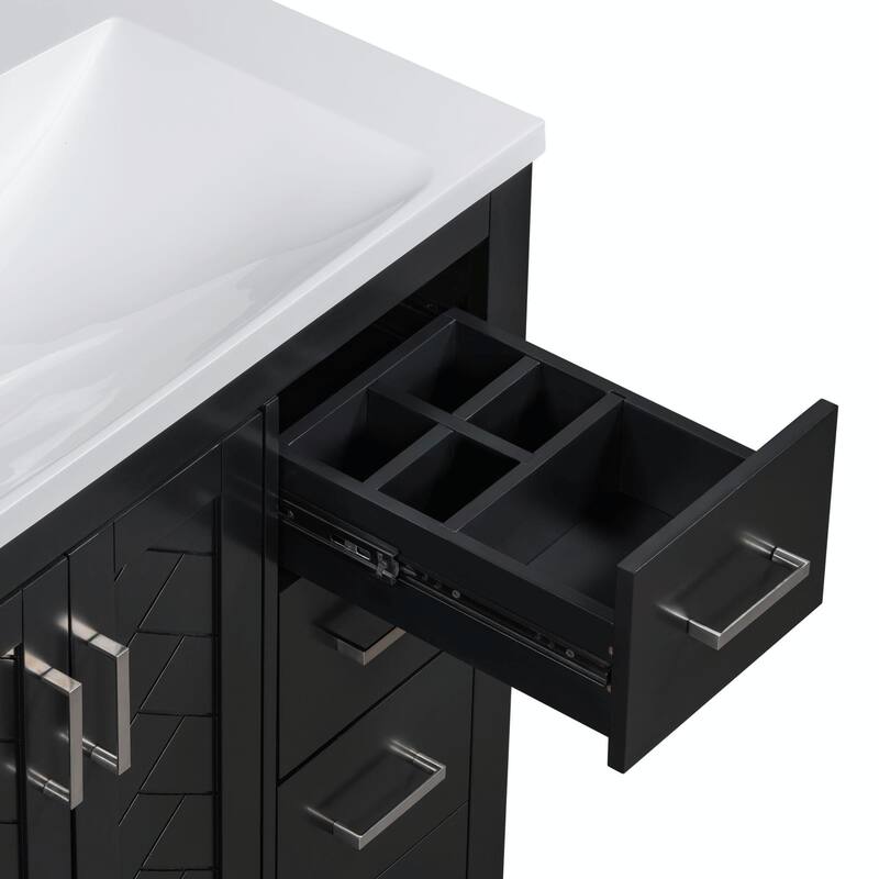 30'' Bathroom Vanity with Resin Sink