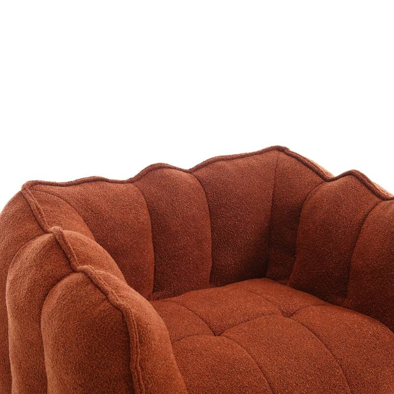 Soft Comfortable Bean Bag Chair with Footstool for living room and bedroom