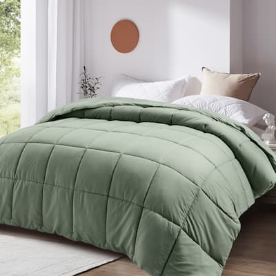 All Season Soft Comforter/Duvet Insert, Quilted and Peach-skin Processes, Machine Washable