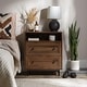 preview thumbnail 1 of 21, Middlebrook Modern 2-Drawer USB Nightstand Dark Walnut