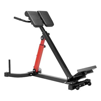 Adjustable Roman Chair – 350 lbs Capacity, Carbon Steel Frame - 48.4" x 16.3" x 52'