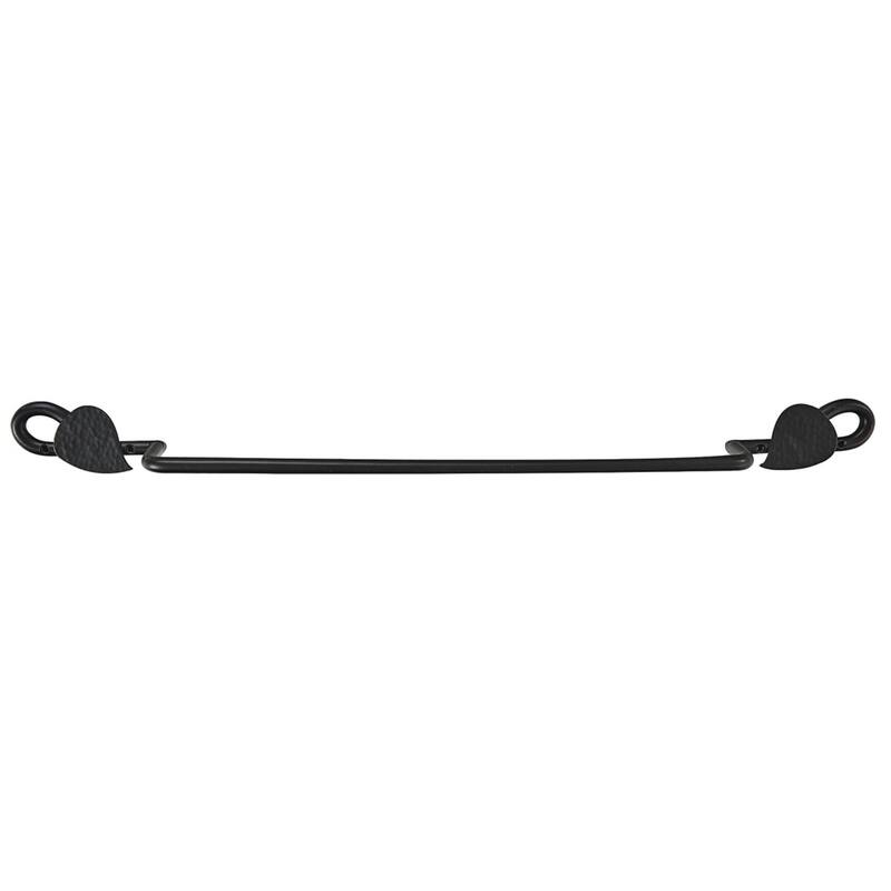 Park Designs Hammered Leaf Towel Bar 16" - 4 x 23.5 x 2