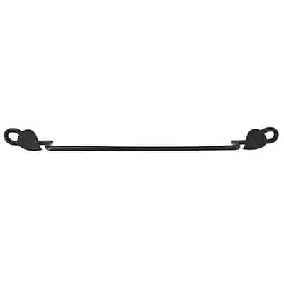 Park Designs Hammered Leaf Towel Bar 16" - 4 x 23.5 x 2