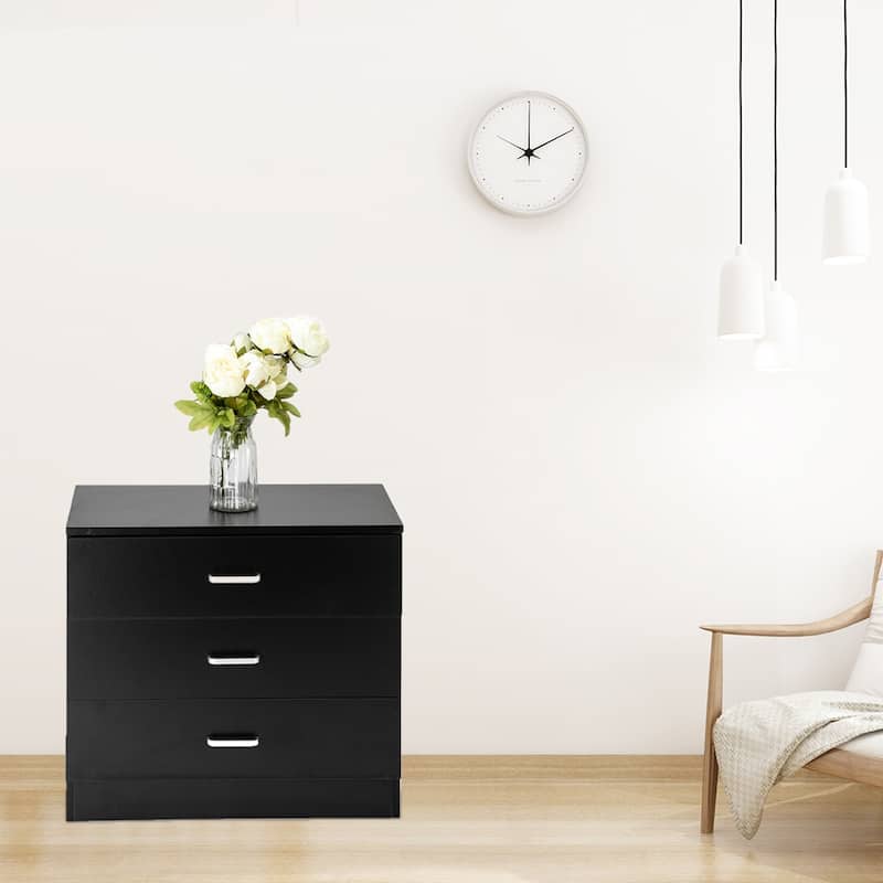 Wood Simple Dresser 3-Drawer Chest