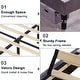 preview thumbnail 25 of 37, Twin Size Bed Frame, Height Adjustable Upholstered Bed, Twin Size Bed Set of 2