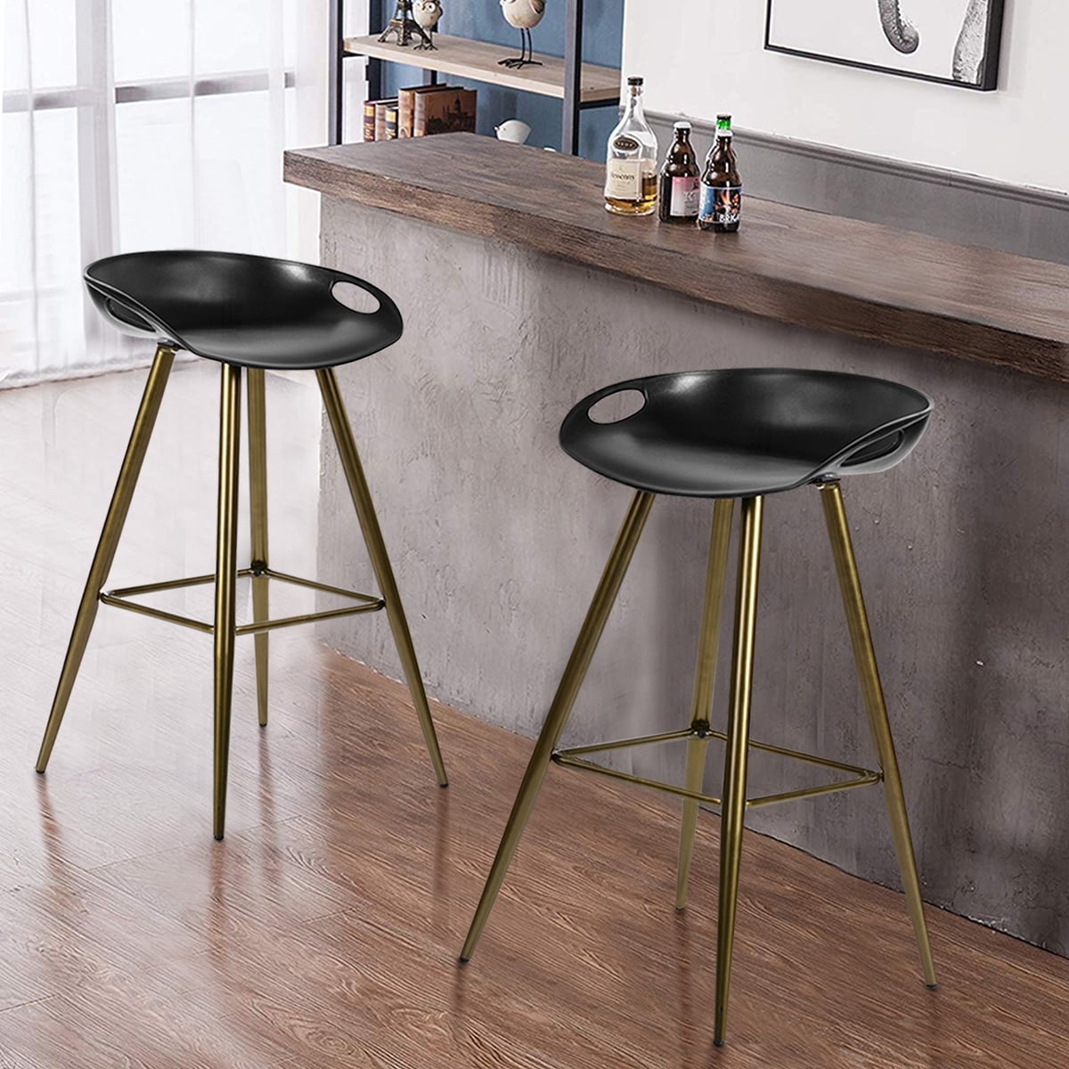 27 Inch Bar Stools Counter Height Bar Stools Industrial Metal