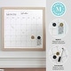 preview thumbnail 2 of 34, Martha Stewart Dry Erase Magnetic Monthly Calendar and with Woodgrain Frame