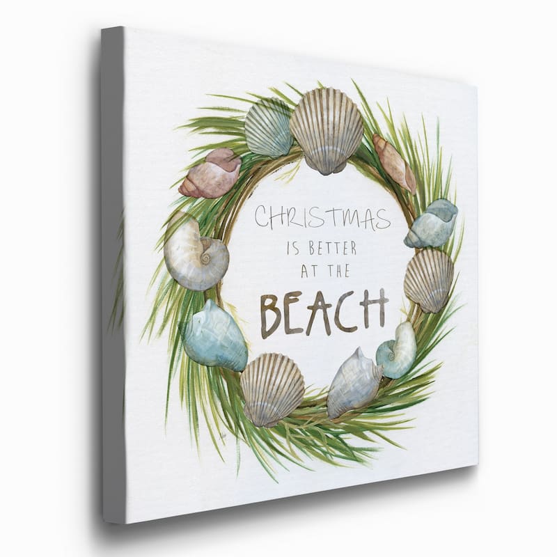 Better at the Beach-Premium Gallery Wrapped Canvas - Ready to Hang